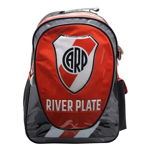 River Mochila Espalda 18  Escudo Grande  - Letras Blancas -