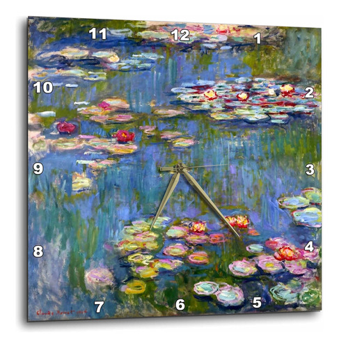 3drose Water Lilies De Claude Monet - Impresionismo - Nenúfa