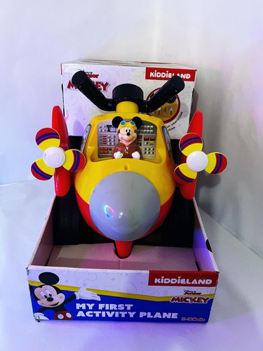 Juguete Avión Carro Montable Disney Mickey Con/luce Y Sonido