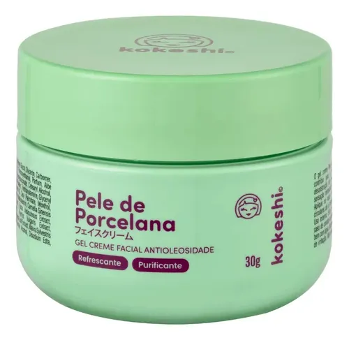 Hidratante Facial Pele De Porcelana Antioleosidade Kokeshi Oleosa Dia/noite