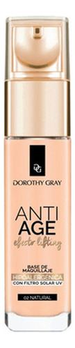 Dorothy Gray Base De Maquillaje Anti Age 30g Hipoalergenica