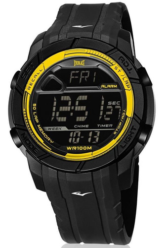 Relógio Everlast Masculino Ref: E702 Digital Esportivo Preto