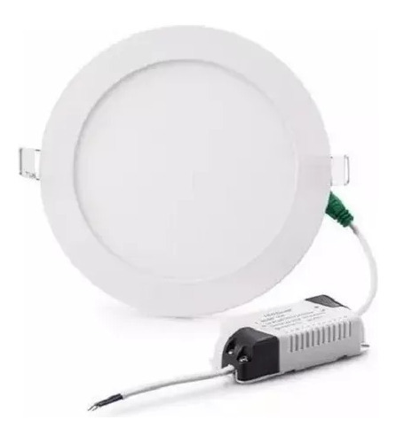 Lámpara Plafón De Techo Exahome Plafon 6w Redondo Embutible Blanco 220v Fria