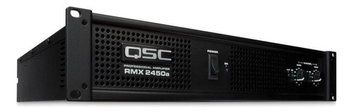 Qsc Amplificador De Potencia A Dos Canales Rmx 2450a Color Negro