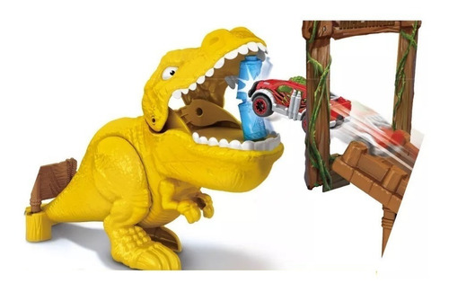 Imagen 4 de 7 de Pista De Autos Metal Machine Dino Attack Con Auto Babymovil