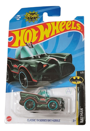 Imagen 1 de 8 de Hotwheels Batman Classic Tv Series Carro Coleccionable 