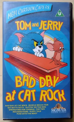 Fita Vhs Tom And Jerry Bad Day At Cat Rock Made In Uk Raro