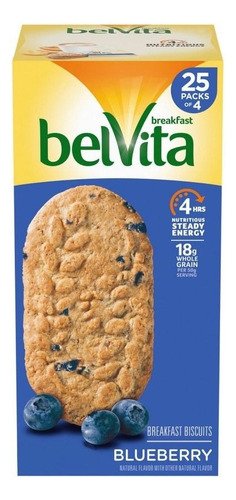 Belvita Blueberry Breakfast Biscuits (25 Pk