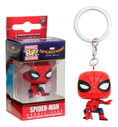 Funko Pop Keychain Marvel Spiderman Far From Home