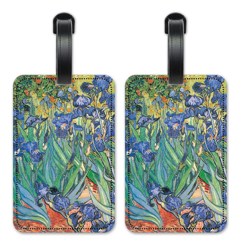 Van Gogh: Irises - Etiquetas De Identificación De Equipaje -