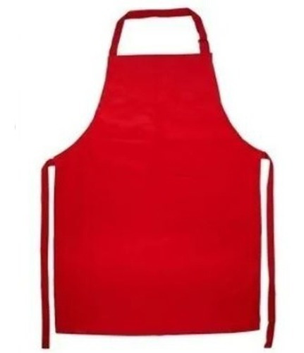 Delantal Gabardina Reforzada Cocina Blanco Negro Rojo Mingo