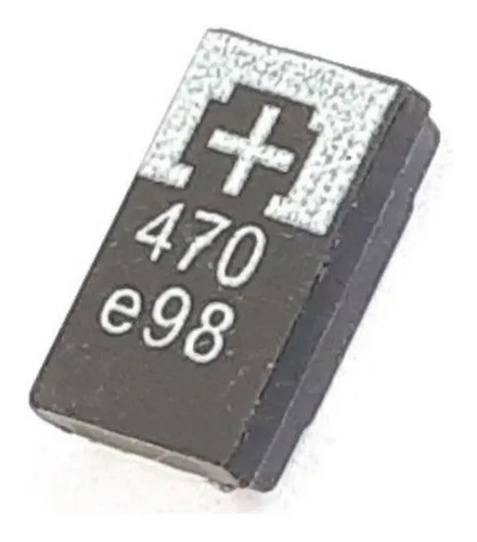 Capacitor De Tântalo 470uf X 2,5v