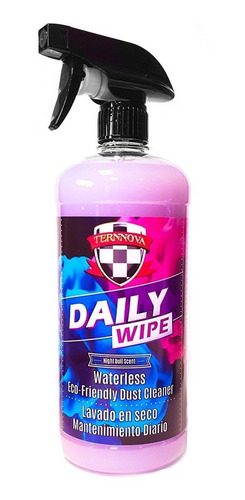 Waterless Ternnova Daily Wipe Lavado En Seco Con Cera 1 Lt