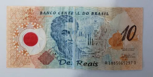 Nota de 10 Reais de Plástico Comemoração Dos 500 Anos do Descobrimento do  Brasil para Colecionadores, Produto Vintage e Retro Usado 79989490