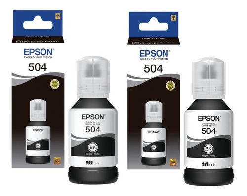 Pack Tintas Epson 504 Negro Originales* Surfnet Store