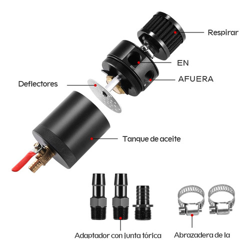 ~ Tanque Recuperador Lata De Aceite Con Filtro Universal