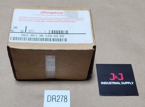 *brand New Sealed* Humphrey 0624e1361205060 Valve 120v 5 Dde