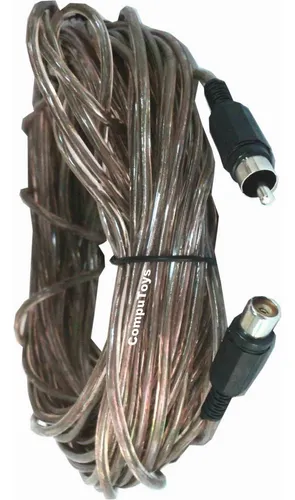Cable Extensión Rca Macho A Hembra 1x1 10 Mts Computoys Sas