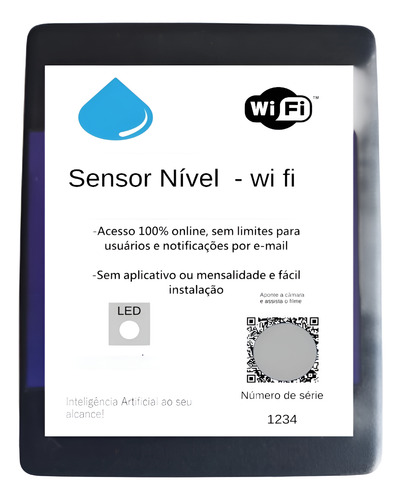 Sensor Nível De Água E Vazamento - Alertas Via E-mail