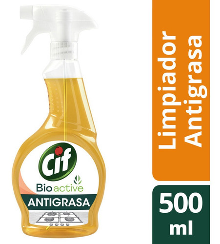 Limpiador Cif Bioactive Antigrasa Gatillo X 500 Ml