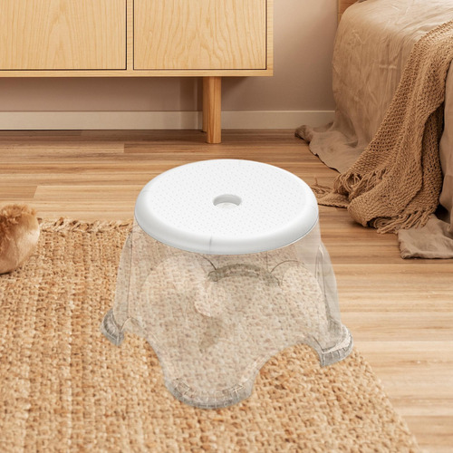 Taburete Para Niños Taburete De Banco De Ducha Blanco Medio