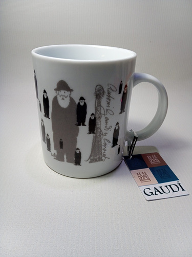 Tazón Mug Gaudí Barcelona Original Importado 300cc