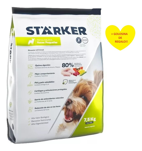Alimento Starker Perro Adulto Mini X 7.5k + Regalo!