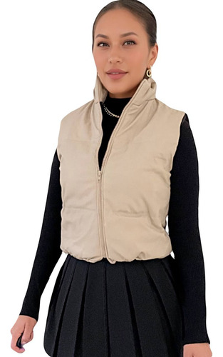 Chaleco Puffy Nkd Mujer