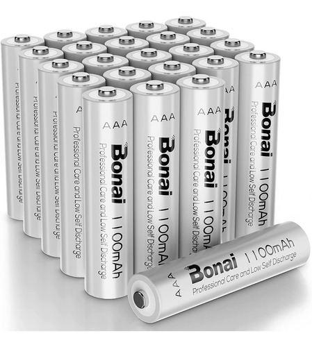 2 Baterías Pilas Aaa Recargable De 1100 Mah.