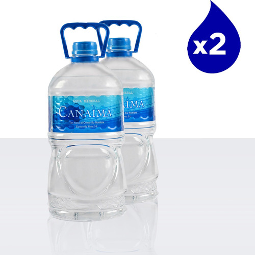 Agua Mineral Canaima De 5litros Caja 2 Und