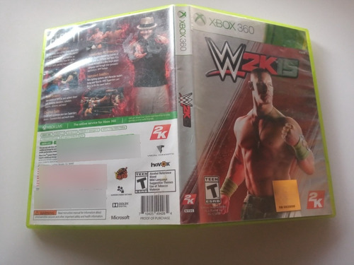 Wwe 2k15 Xbox 360 (Usado)