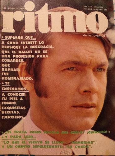 Revista Ritmo N°527 Chad Everett(aa339