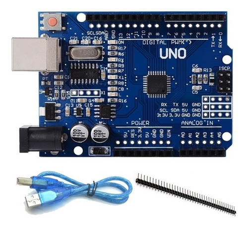 Arduino Uno R3 Driver Ch340 Con Cable