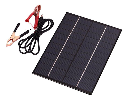 Imagen 9 de 10 de Clip De Batería Del Kit Del Panel Solar De 5.5w Para El
