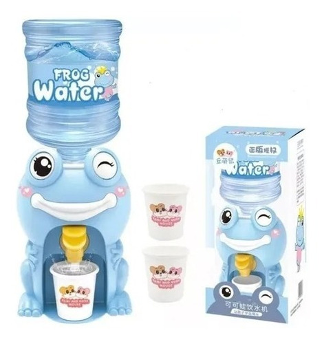 Mini Dispensador De Agua Bebe De Sapito 360ml +2 Vasos