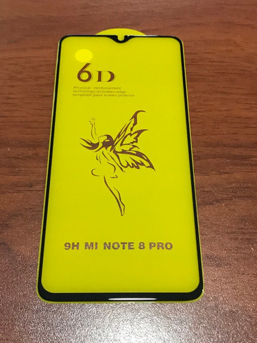 Mica De Vidrio Templado Para Xiaomi Redmi Note 8 Pro Full 