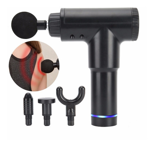 Imagen 2 de 8 de 32 Velocidades Lcd Pistola De Masaje Profundo Tejido Percusi