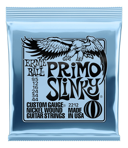 Encordado Ernie Ball Primo Slinky Guitarra Eléctrica 2212