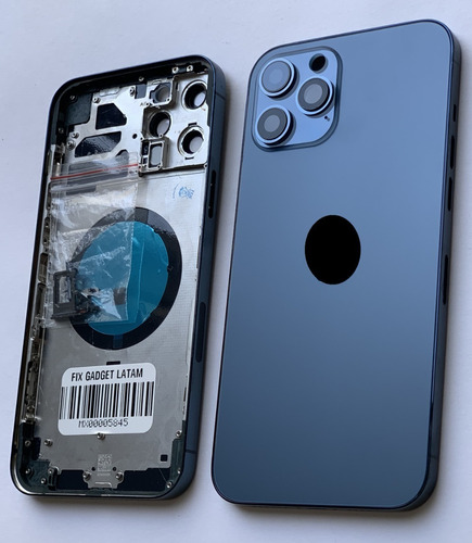 Carcasa Chasis Para iPhone 12 Pro Max Azul Pacifico