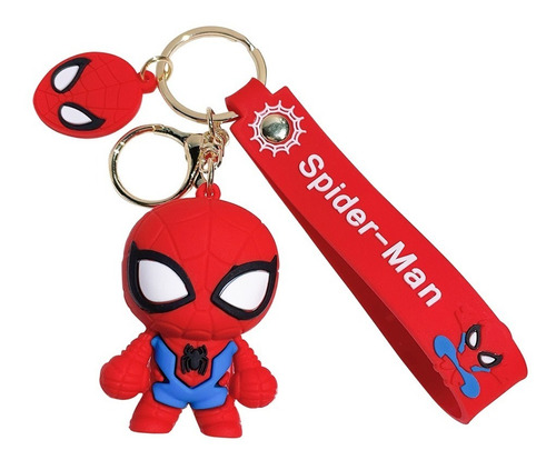 Llavero De Pvc Suave Con Ganchito Personajes Spider Man