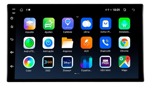 Multimidia Universal 9p Android 13 2gb 64gb Carplay Qled