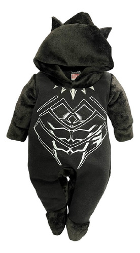 Mameluco Con Gorro Bordado Marvel 