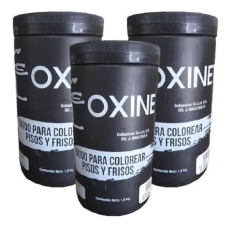 Imagen 1 de 1 de Oxido Para Piso Negro 1.5kg Oxinet