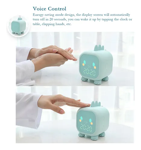 Despertador Con Bater a Recargable Alarm Wake De 1500 Mah Meses