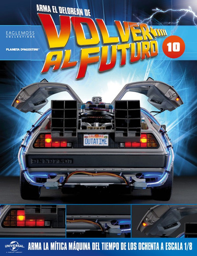 Fasiculo 10 Delorean 1/8 Bttf Eaglemoss Deagostini Usado