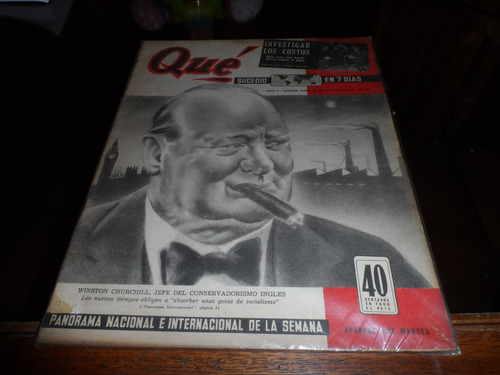 Revista Que Sucedio En 7 Dias. Churchill. Año Ii