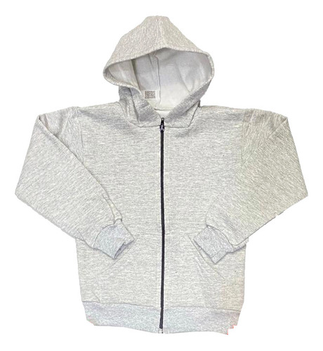 Campera Canguro Algodón Friza Lisa  Colegial Escolar T4 A 18