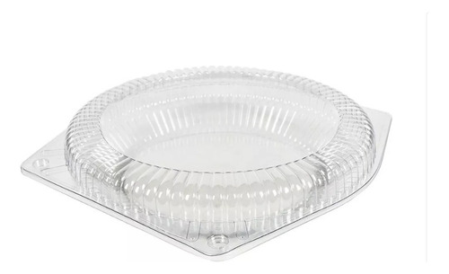 Contenedor Tipo Bisagra Bajo Pet Fda (25x5.7) 10 Color Transparente