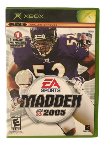 Madden 2005 Xbox Juego Original Con Instructivo Ray Lewis