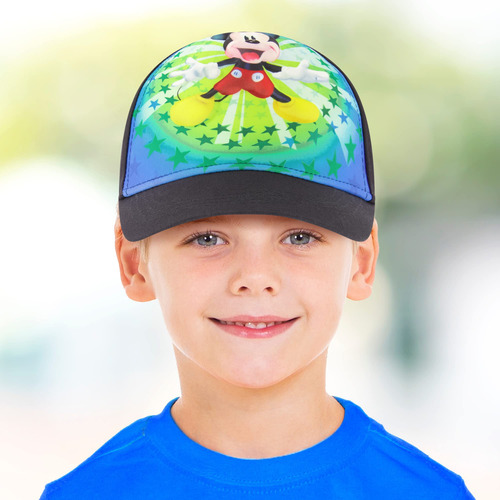 Gorra Ajustable Mickey Mouse Para Niños 2 A 7 Años